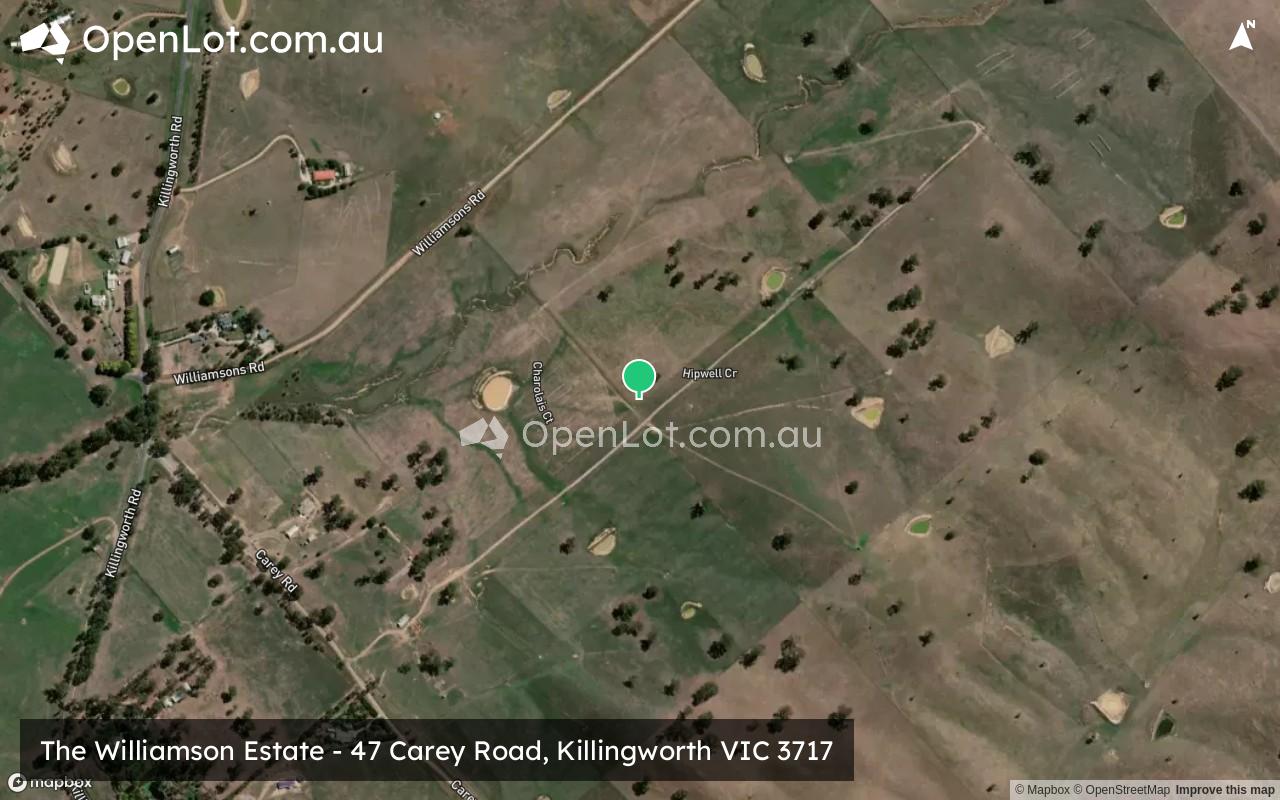Satellite image for The Williamson Estate - 47 Carey Road, Killingworth VIC 3717