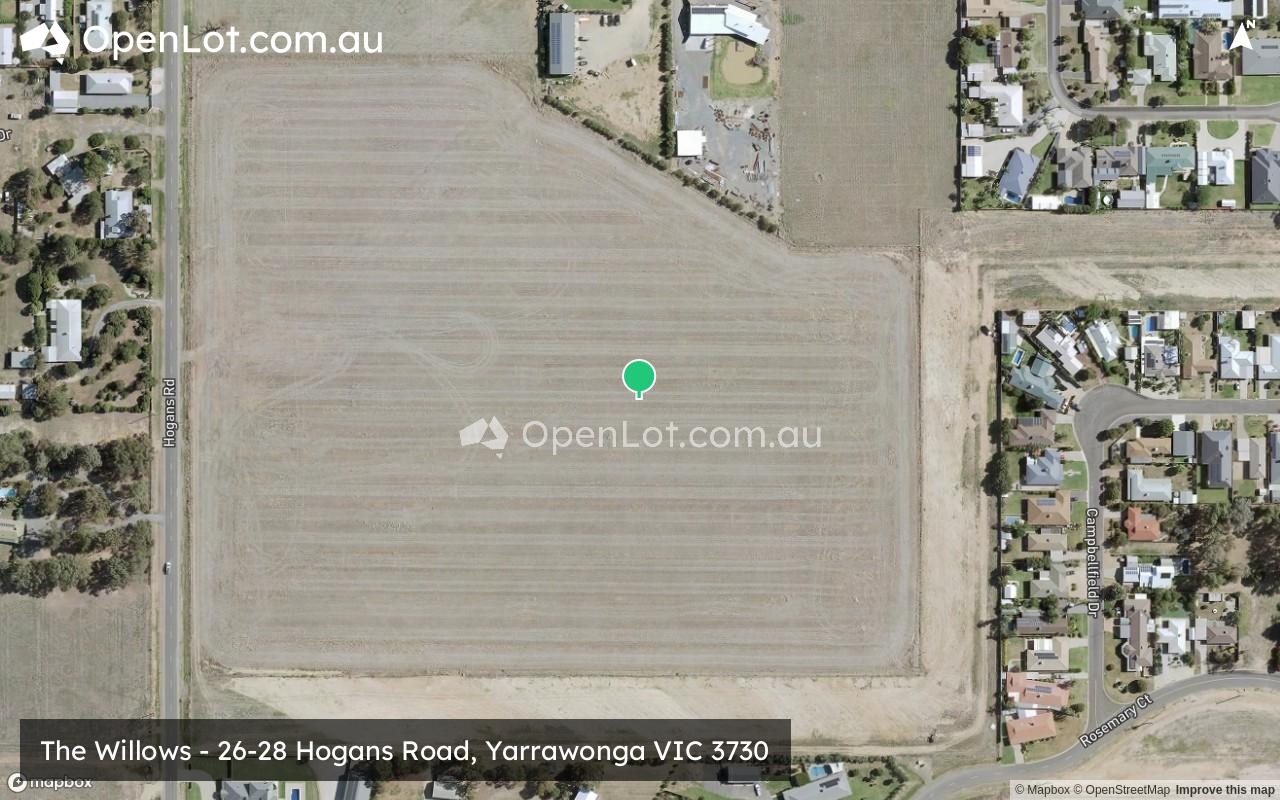 Satellite image for The Willows - 26-28 Hogans Road, Yarrawonga VIC 3730