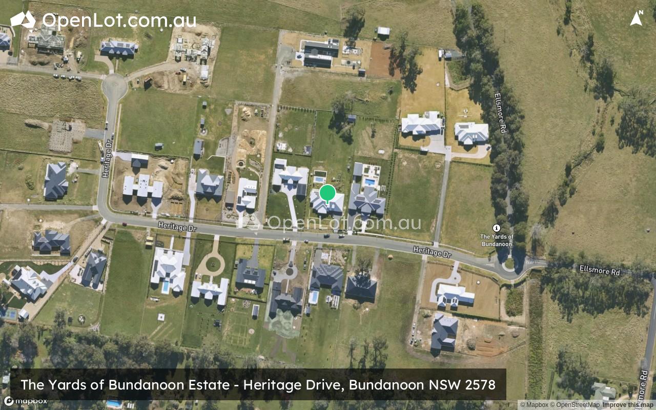 Satellite image for The Yards of Bundanoon Estate - Heritage Drive, Bundanoon NSW 2578