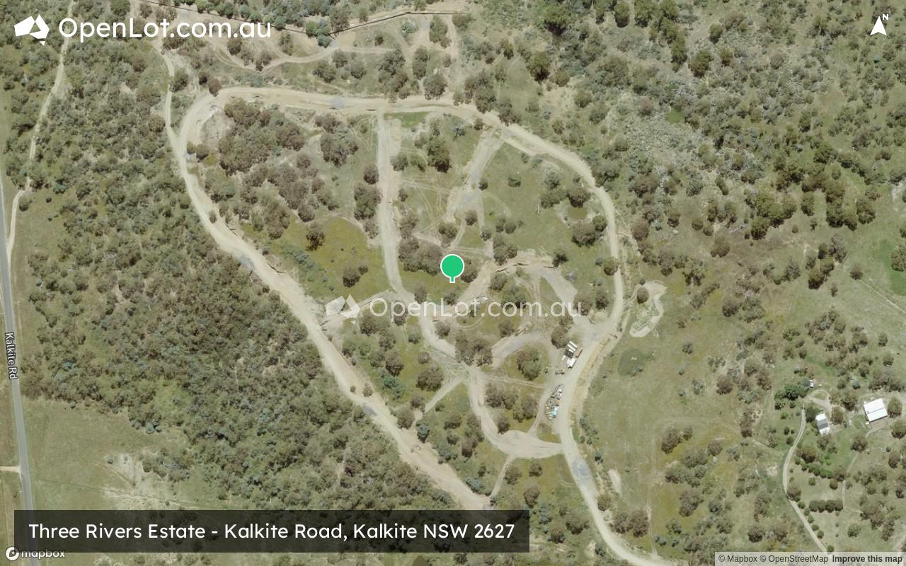 Satellite image for Three Rivers Estate - Kalkite Road, Kalkite NSW 2627