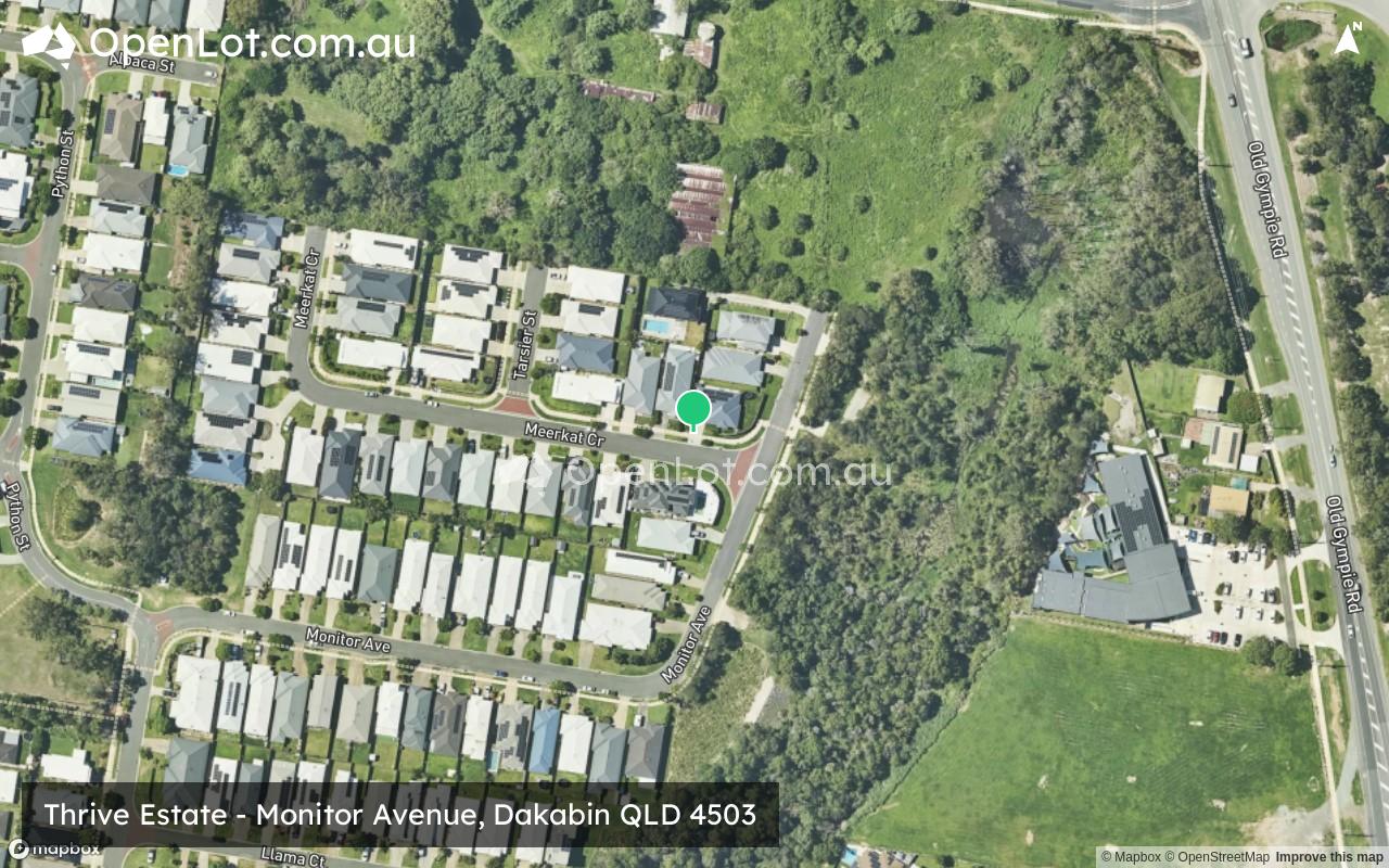 Satellite image for Thrive Estate - Monitor Avenue, Dakabin QLD 4503