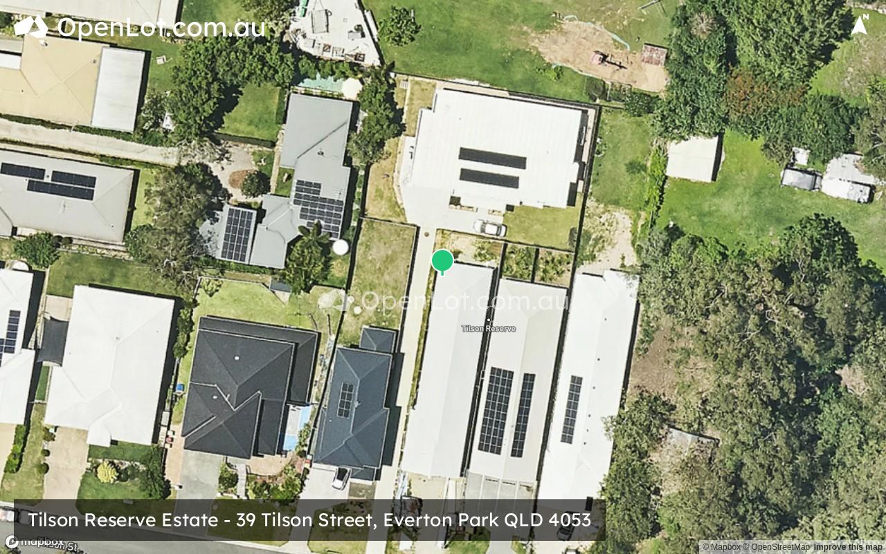 Satellite image for Tilson Reserve Estate - 39 Tilson Street, Everton Park QLD 4053