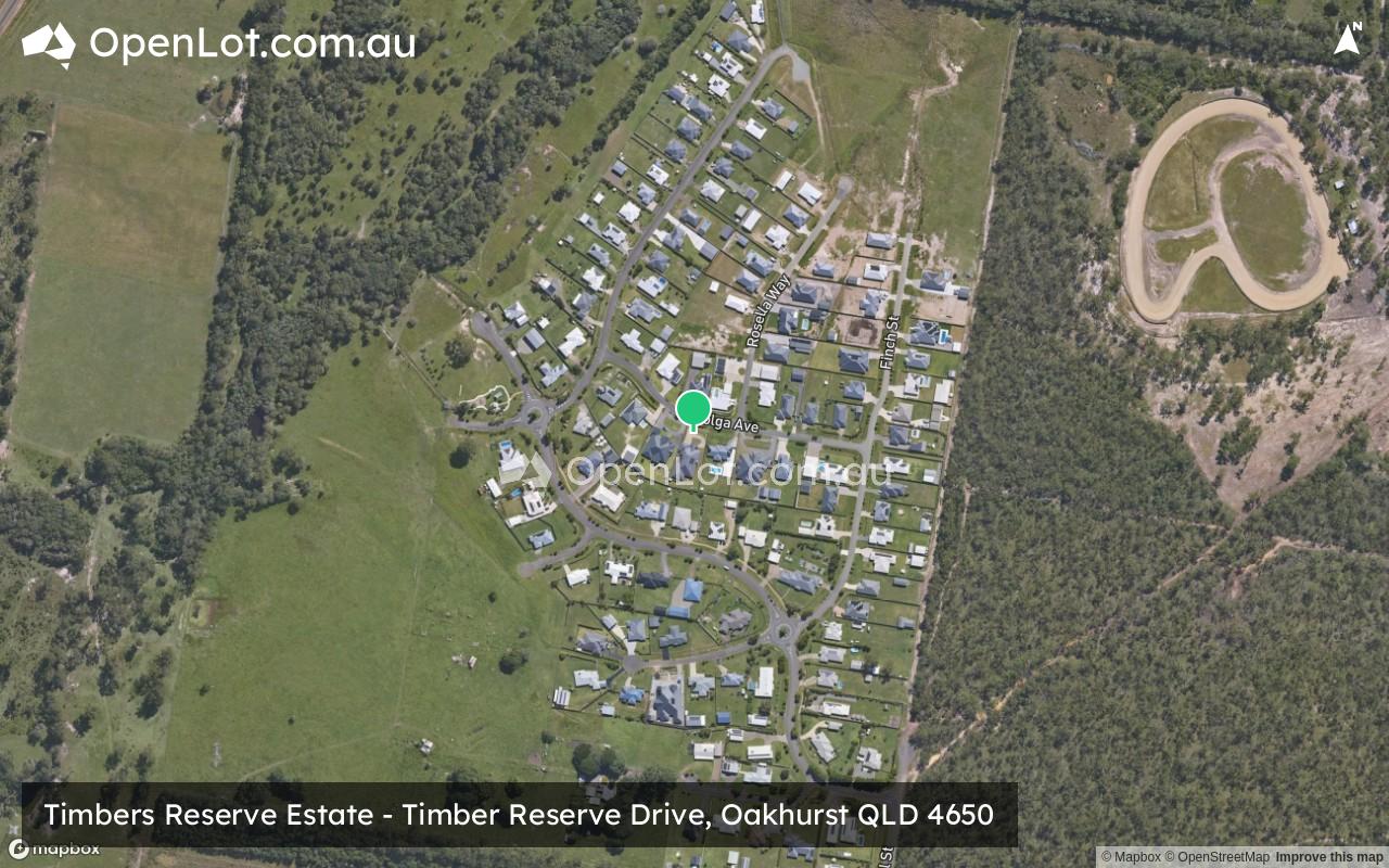Satellite image for Timbers Reserve Estate - Timber Reserve Drive, Oakhurst QLD 4650