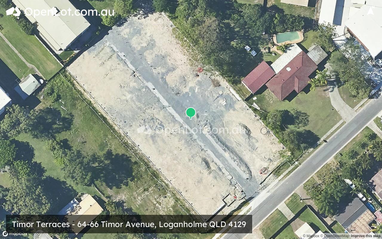 Satellite image for Timor Terraces - 64-66 Timor Avenue, Loganholme QLD 4129