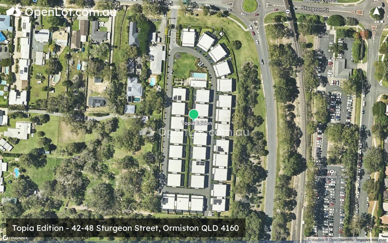 Satellite image for Topia Edition - 42-48 Sturgeon Street, Ormiston QLD 4160