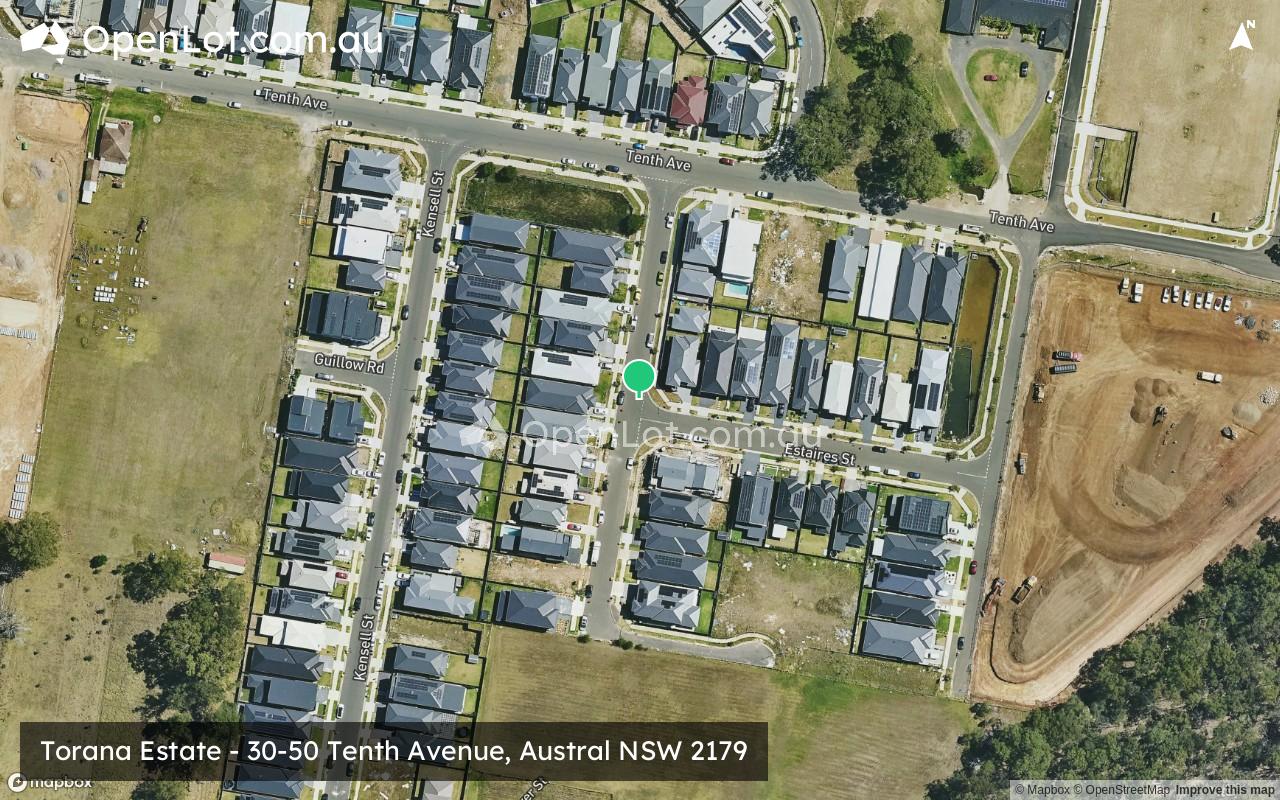 Satellite image for Torana Estate - 30-50 Tenth Avenue, Austral NSW 2179