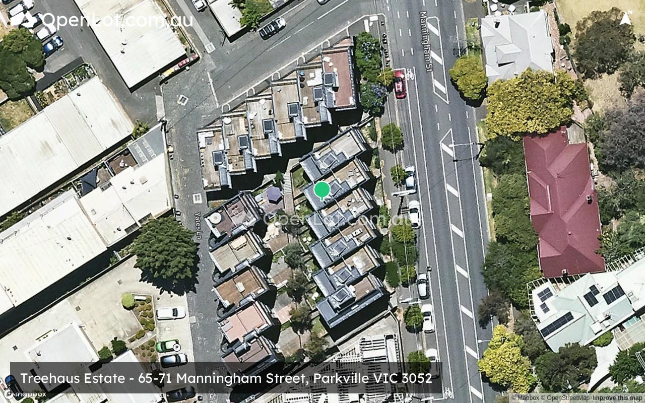 Satellite image for Treehaus Estate - 65-71 Manningham Street, Parkville VIC 3052