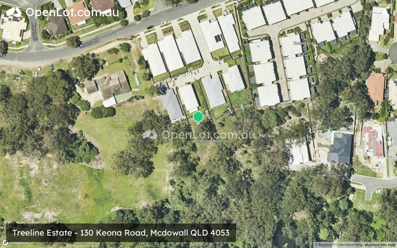 Satellite image for Treeline Estate - 130 Keona Road, Mcdowall QLD 4053