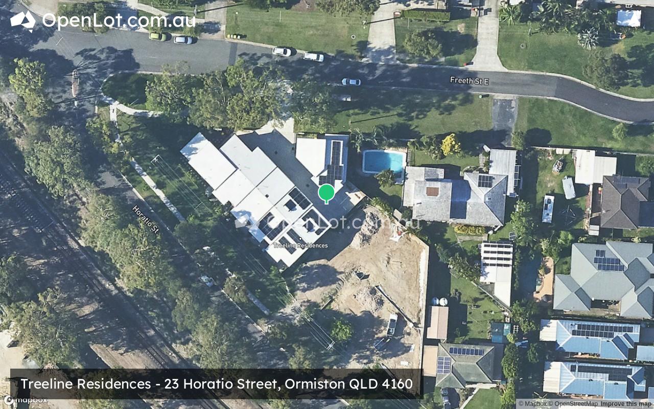 Satellite image for Treeline Residences - 23 Horatio Street, Ormiston QLD 4160