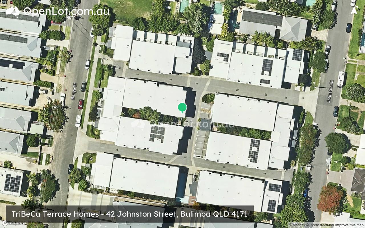 Satellite image for TriBeCa Terrace Homes - 42 Johnston Street, Bulimba QLD 4171