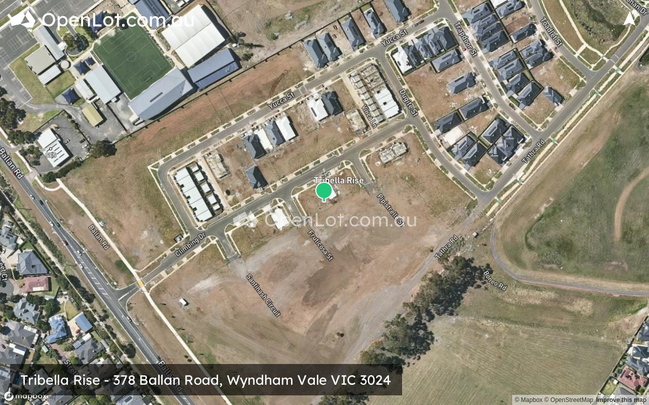 Satellite image for Tribella Rise - 378 Ballan Road, Wyndham Vale VIC 3024