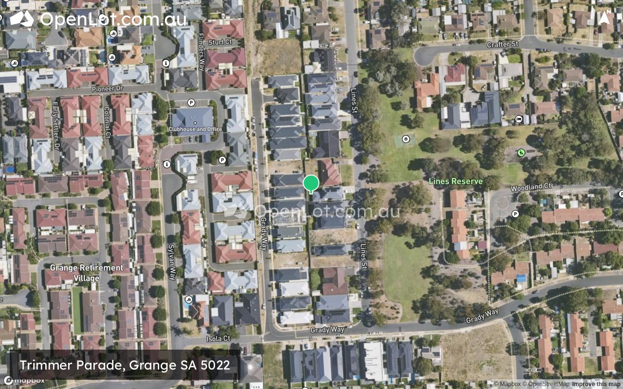 Satellite image for Trimmer Parade, Grange SA 5022