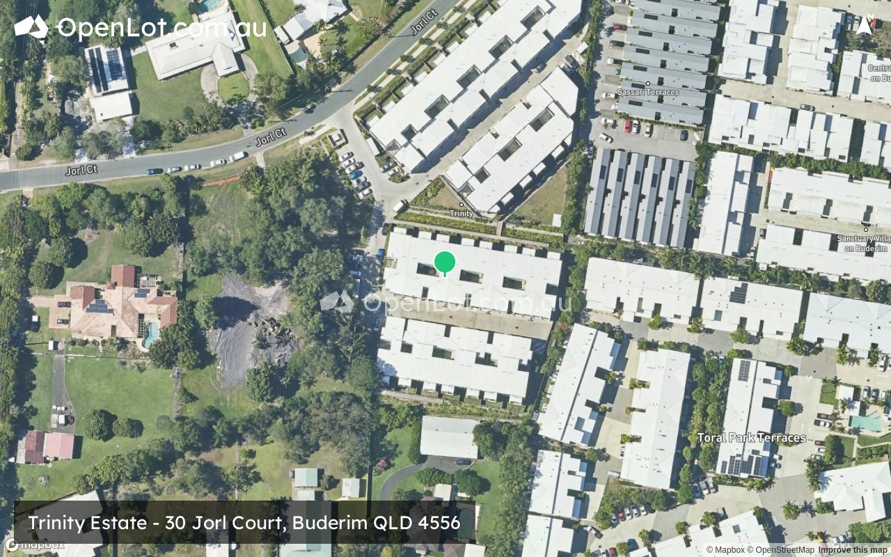 Satellite image for Trinity Estate - 30 Jorl Court, Buderim QLD 4556