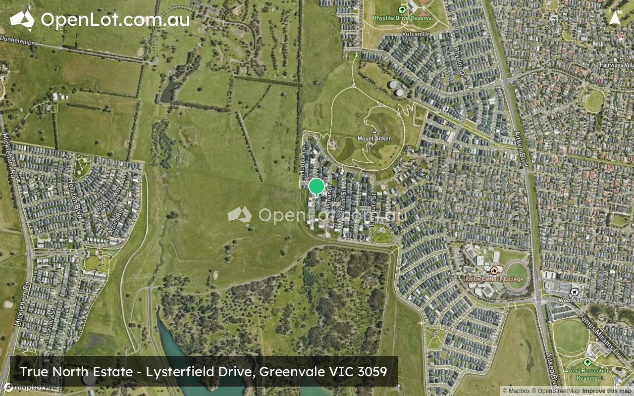 Satellite image for True North Estate - Lysterfield Drive, Greenvale VIC 3059