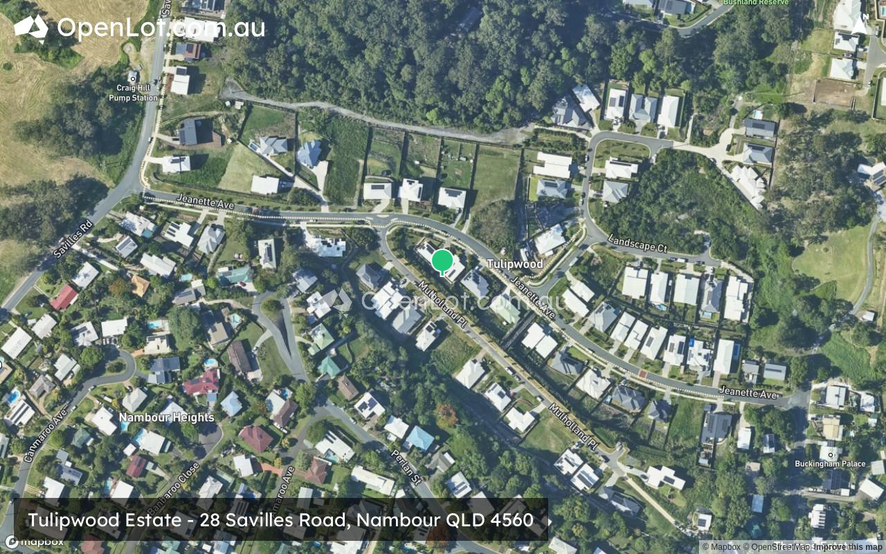Satellite image for Tulipwood Estate - 28 Savilles Road, Nambour QLD 4560