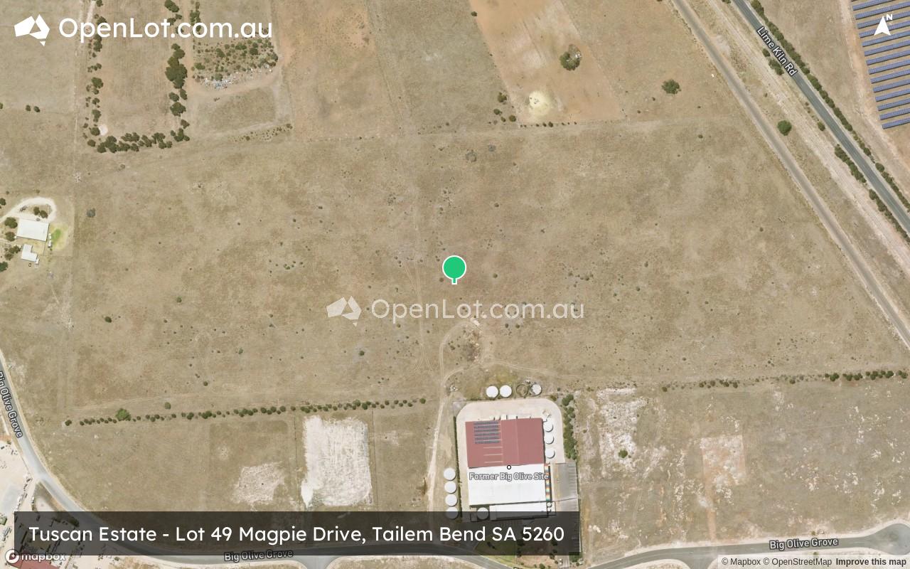 Satellite image for Tuscan Estate - Lot 49 Magpie Drive, Tailem Bend SA 5260