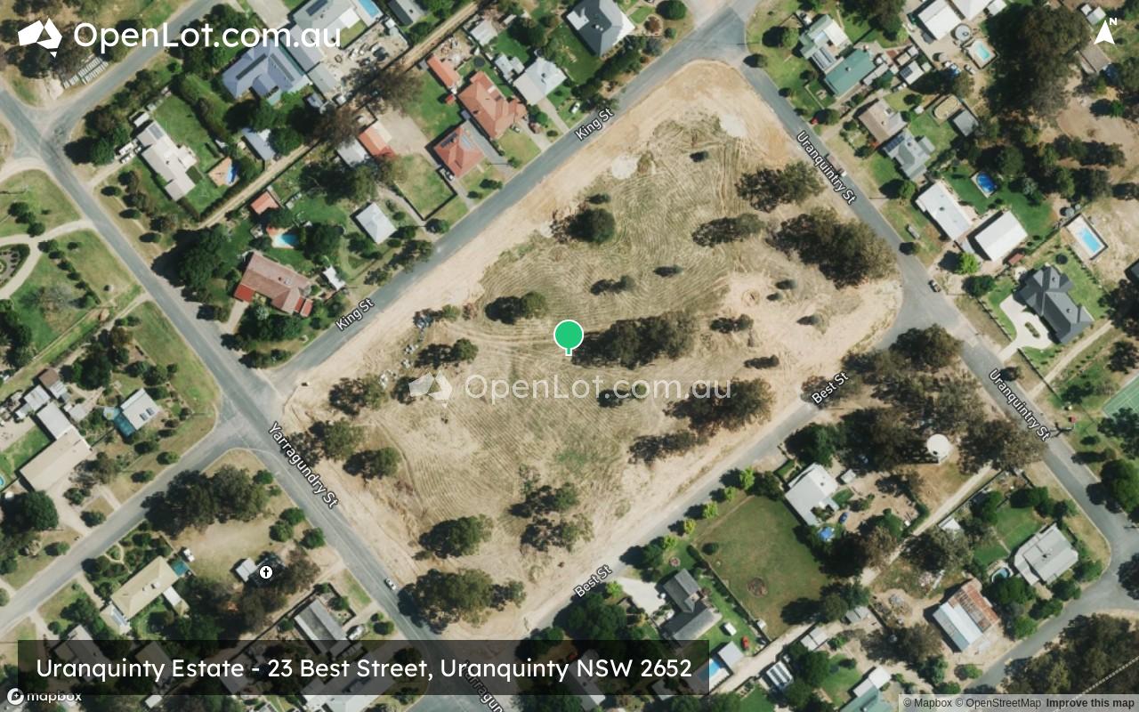 Satellite image for Uranquinty Estate - 23 Best Street, Uranquinty NSW 2652