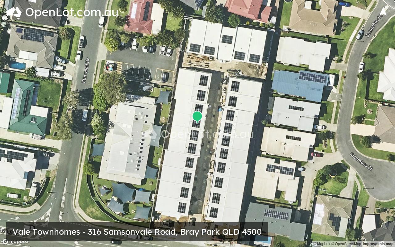 Satellite image for Vale Townhomes - 316 Samsonvale Road, Bray Park QLD 4500