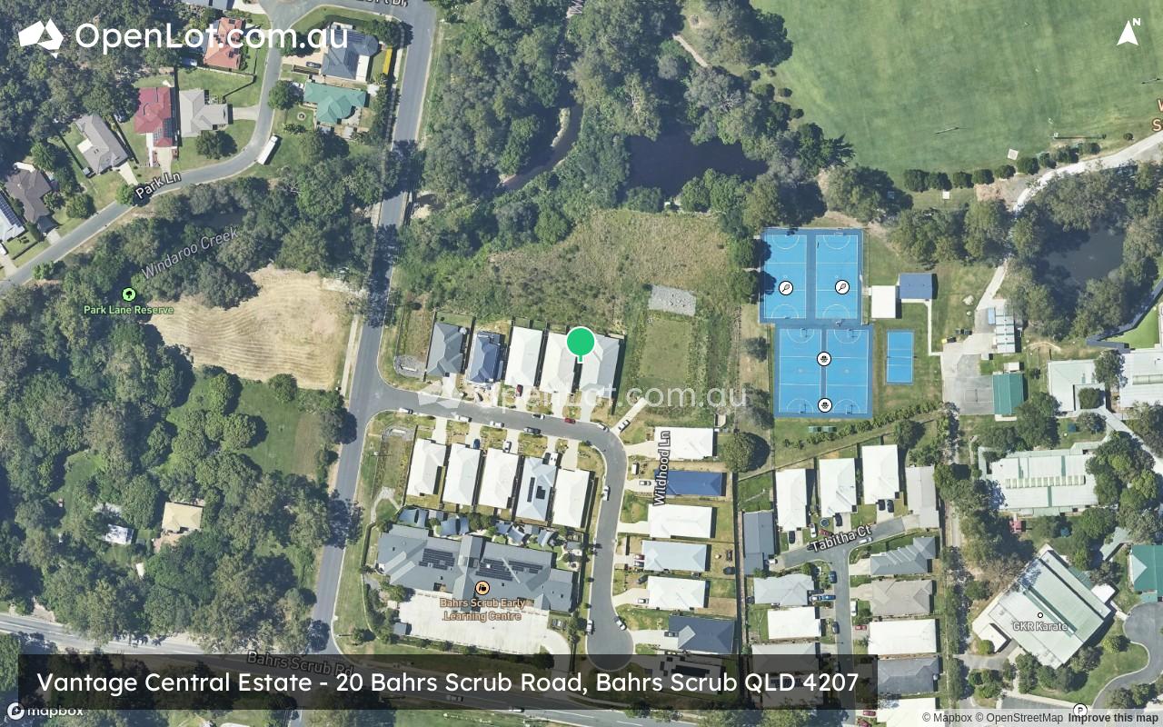 Satellite image for Vantage Central Estate - 20 Bahrs Scrub Road, Bahrs Scrub QLD 4207