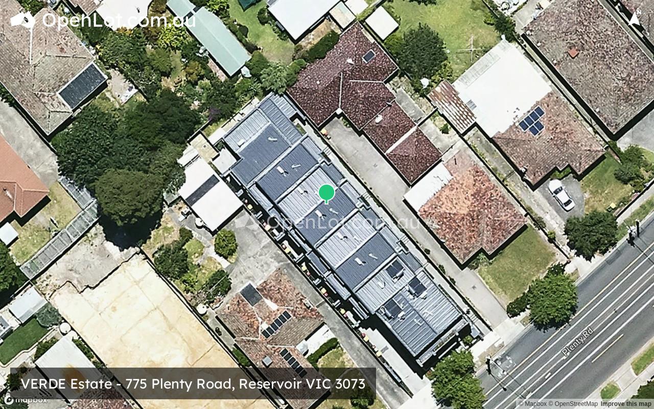 Satellite image for VERDE Estate - 775 Plenty Road, Reservoir VIC 3073