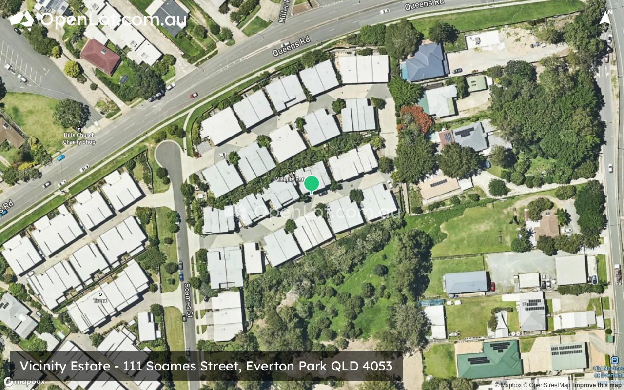 Satellite image for Vicinity Estate - 111 Soames Street, Everton Park QLD 4053