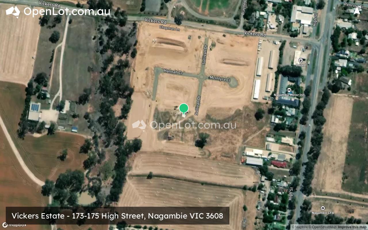 Satellite image for Vickers Estate - 173-175 High Street, Nagambie VIC 3608