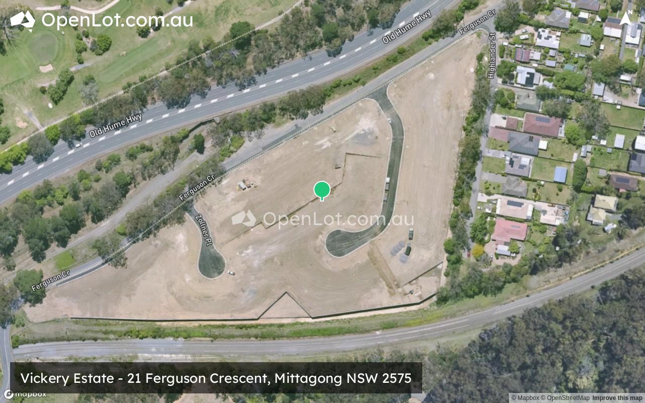 Satellite image for Vickery Estate - 21 Ferguson Crescent, Mittagong NSW 2575