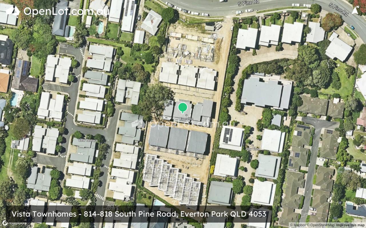 Satellite image for Everville Estate - 814-818 South Pine Road, Everton Park QLD 4053