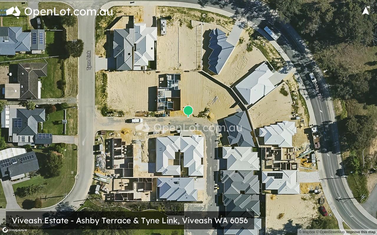 Satellite image for Viveash Estate - Ashby Terrace & Tyne Link, Viveash WA 6056