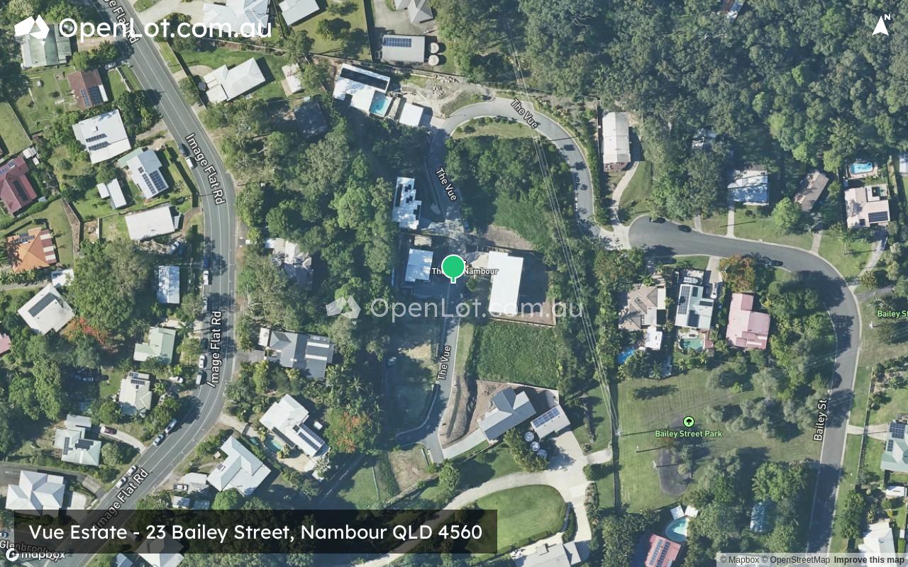 Satellite image for Vue Estate - 23 Bailey Street, Nambour QLD 4560