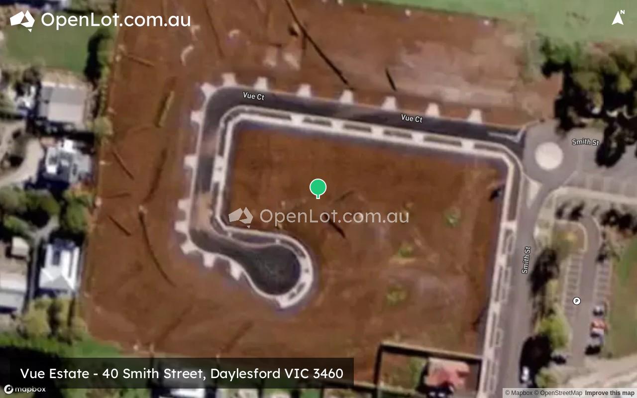 Satellite image for Vue Estate - 40 Smith Street, Daylesford VIC 3460