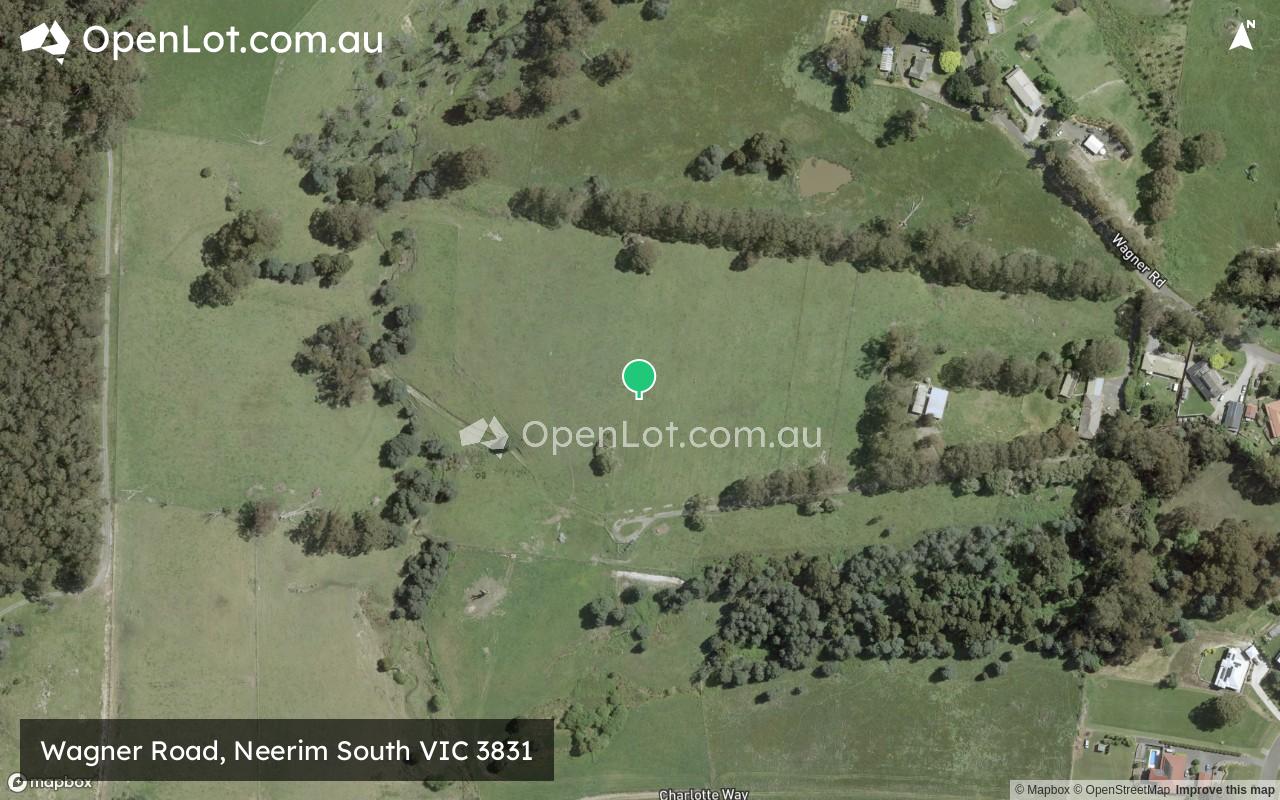 Satellite image for Wagner Road, Neerim South VIC 3831