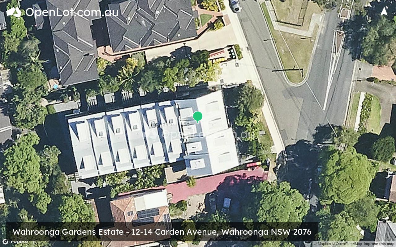 Satellite image for Wahroonga Gardens Estate - 12-14 Carden Avenue, Wahroonga NSW 2076