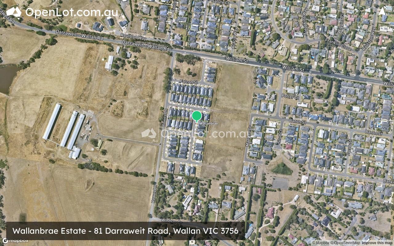 Satellite image for Wallanbrae Estate - 81 Darraweit Road, Wallan VIC 3756
