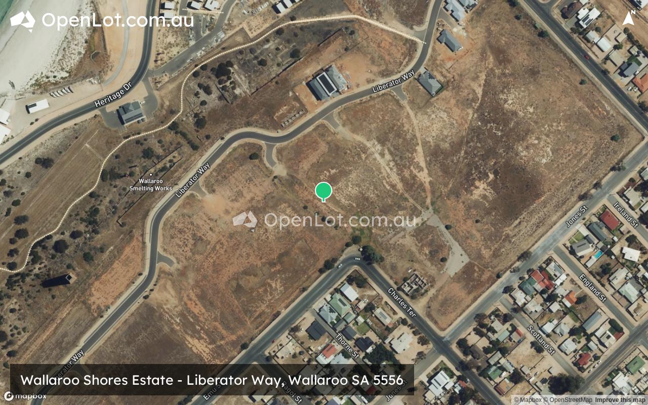 Satellite image for Wallaroo Shores Estate - Liberator Way, Wallaroo SA 5556