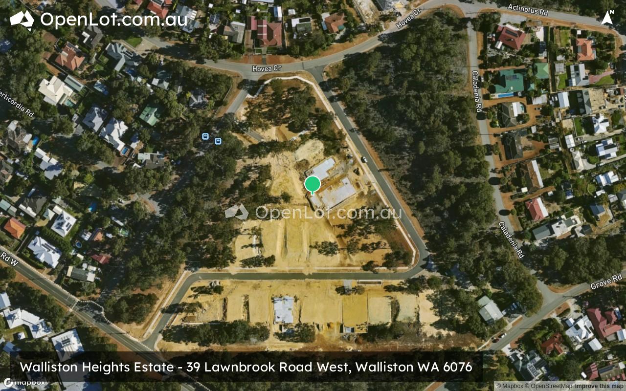 Satellite image for Walliston Heights Estate - 39 Lawnbrook Road West, Walliston WA 6076