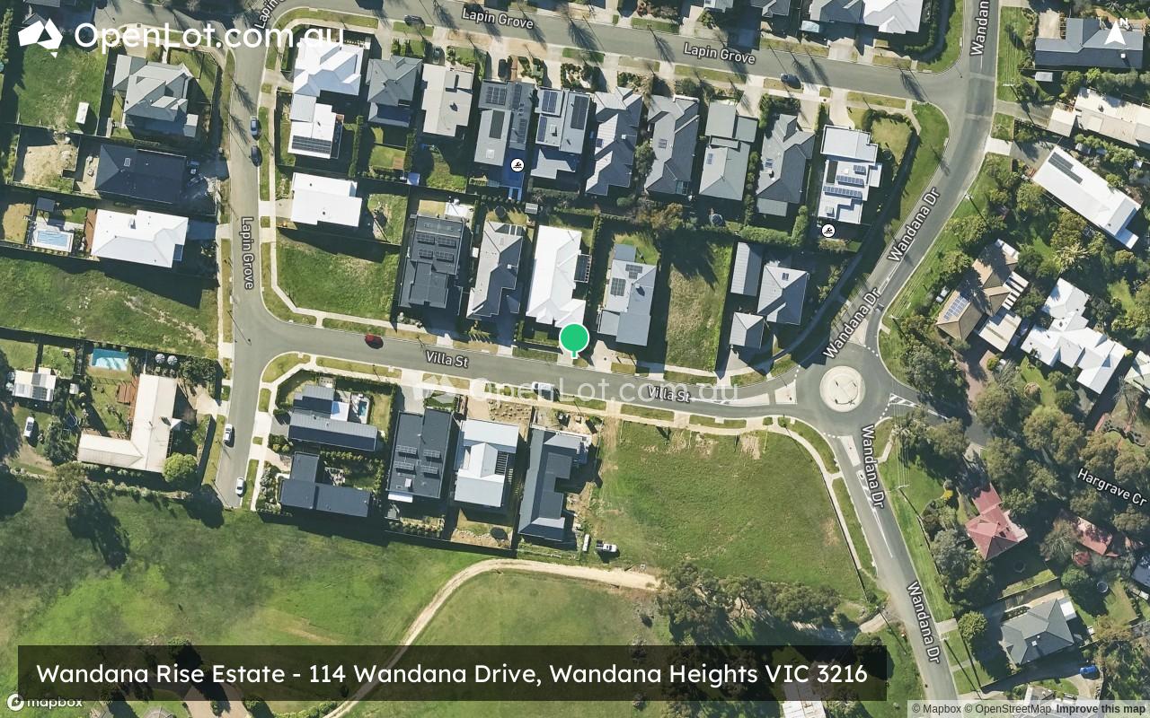 Satellite image for Wandana Rise Estate - 114 Wandana Drive, Wandana Heights VIC 3216