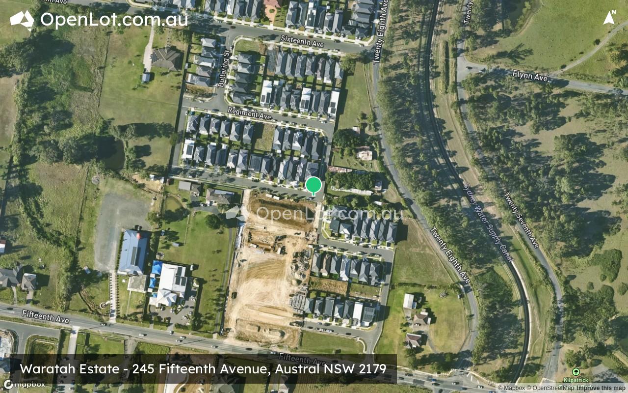 Satellite image for Waratah Estate - 245 Fifteenth Avenue, Austral NSW 2179