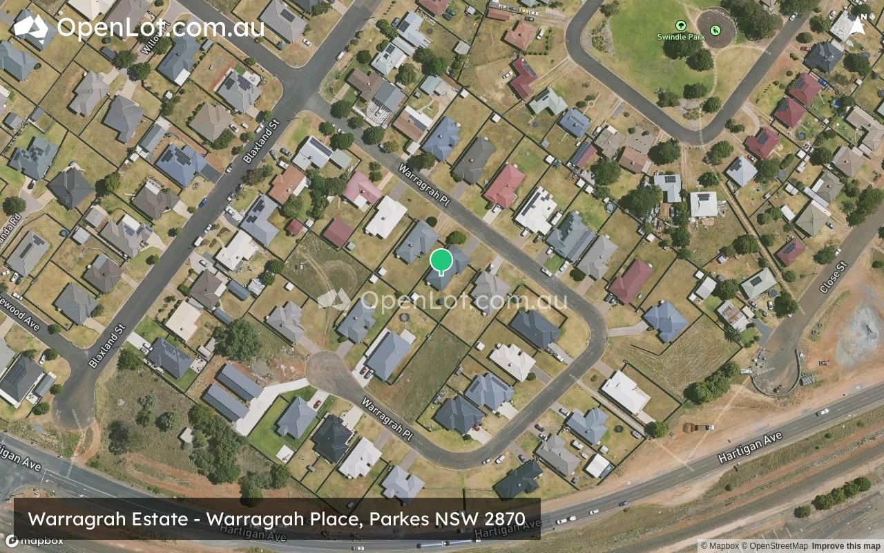 Satellite image for Warragrah Estate - Warragrah Place, Parkes NSW 2870