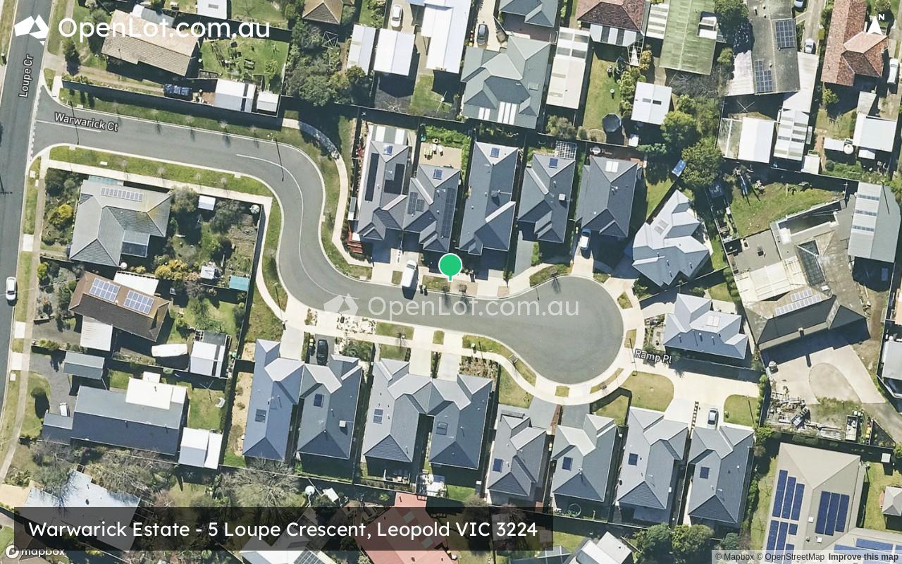 Satellite image for Warwarick Estate - 5 Loupe Crescent, Leopold VIC 3224