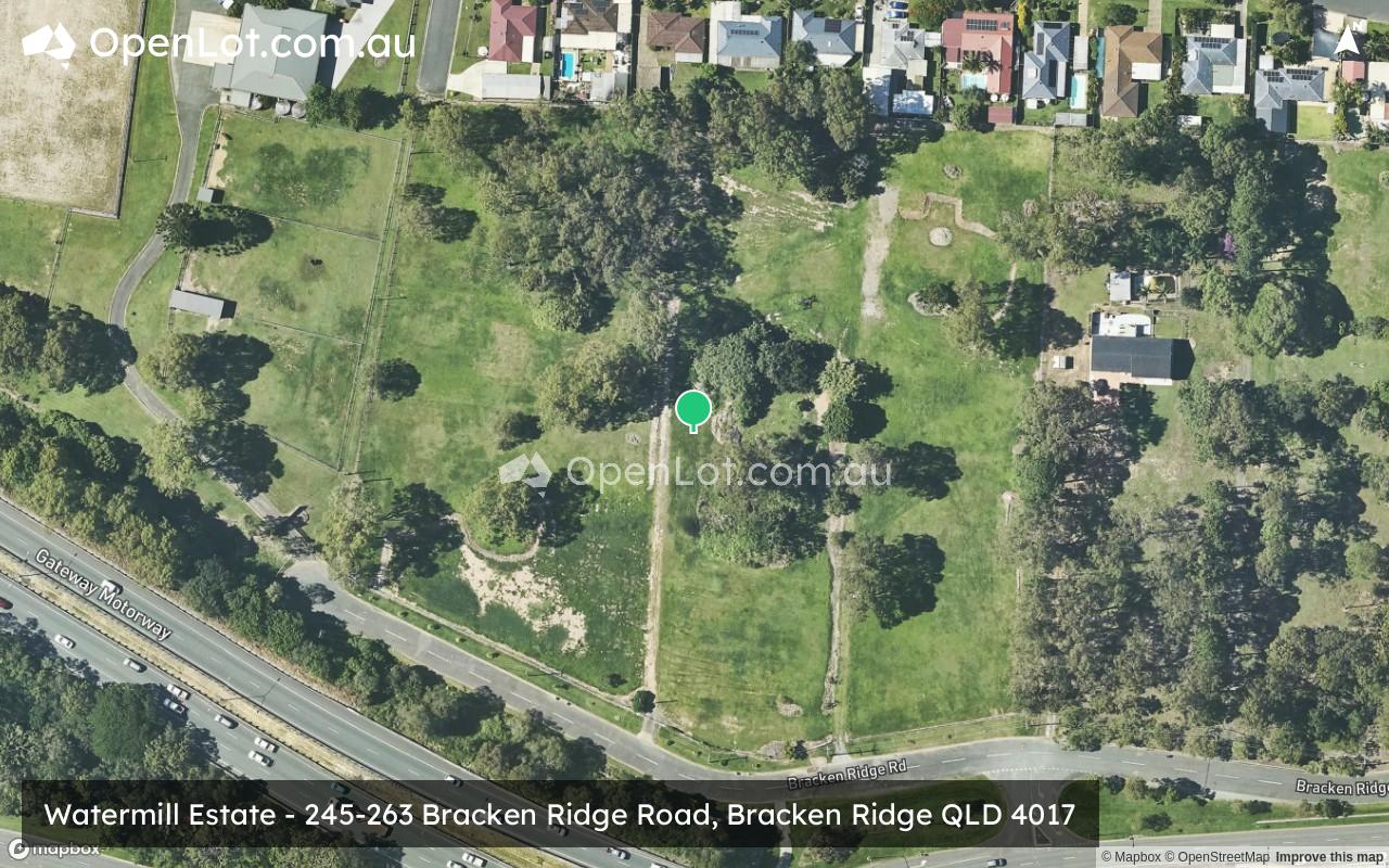 Satellite image for Watermill Estate - 245-263 Bracken Ridge Road, Bracken Ridge QLD 4017