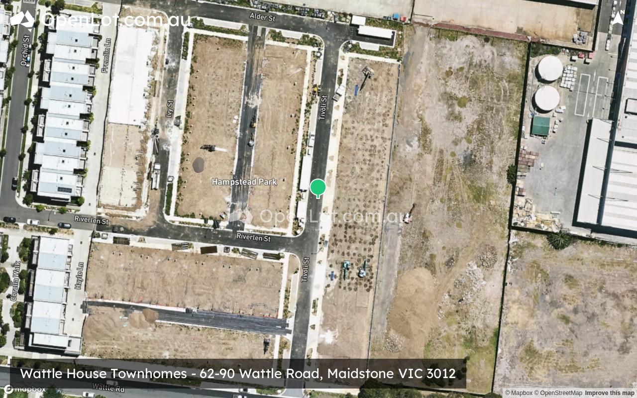 Satellite image for Wattle House Townhomes - 62-90 Wattle Road, Maidstone VIC 3012