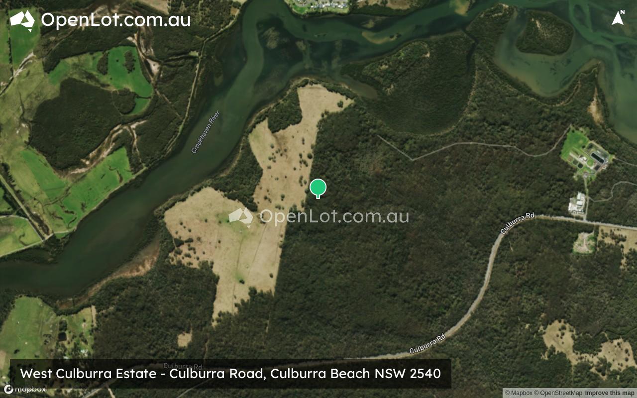 Satellite image for West Culburra Estate - Culburra Road, Culburra Beach NSW 2540