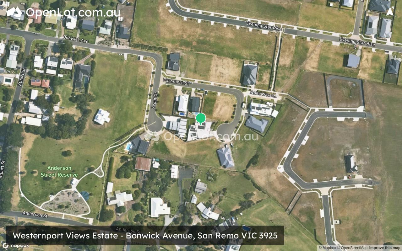 Satellite image for Westernport Views Estate - Bonwick Avenue, San Remo VIC 3925