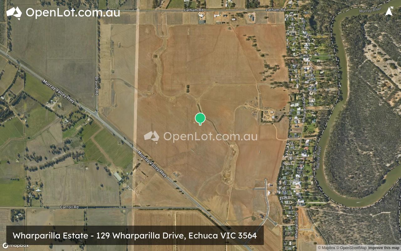 Satellite image for Wharparilla Estate - 129 Wharparilla Drive, Echuca VIC 3564