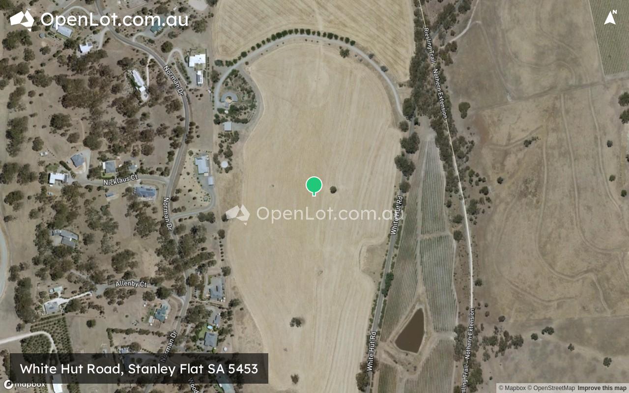 Satellite image for White Hut Road, Stanley Flat SA 5453
