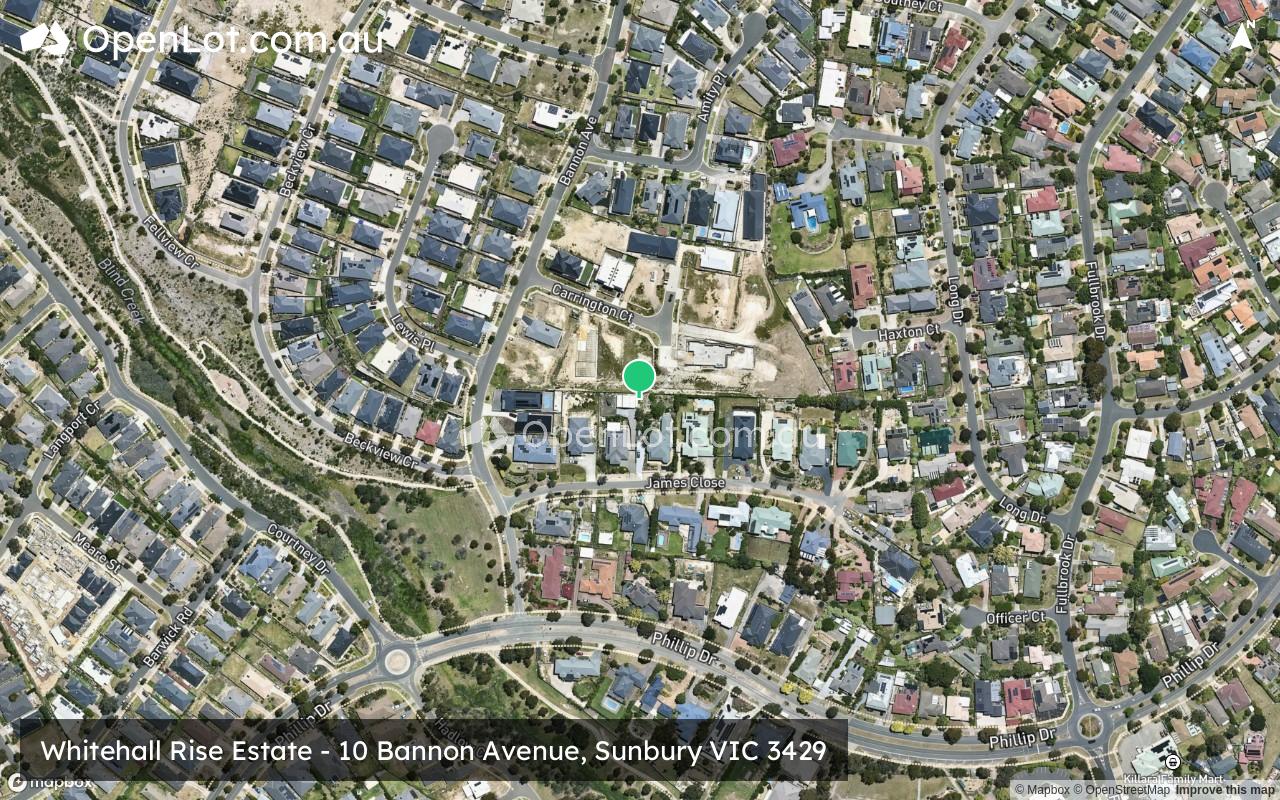 Satellite image for Whitehall Rise Estate - 10 Bannon Avenue, Sunbury VIC 3429