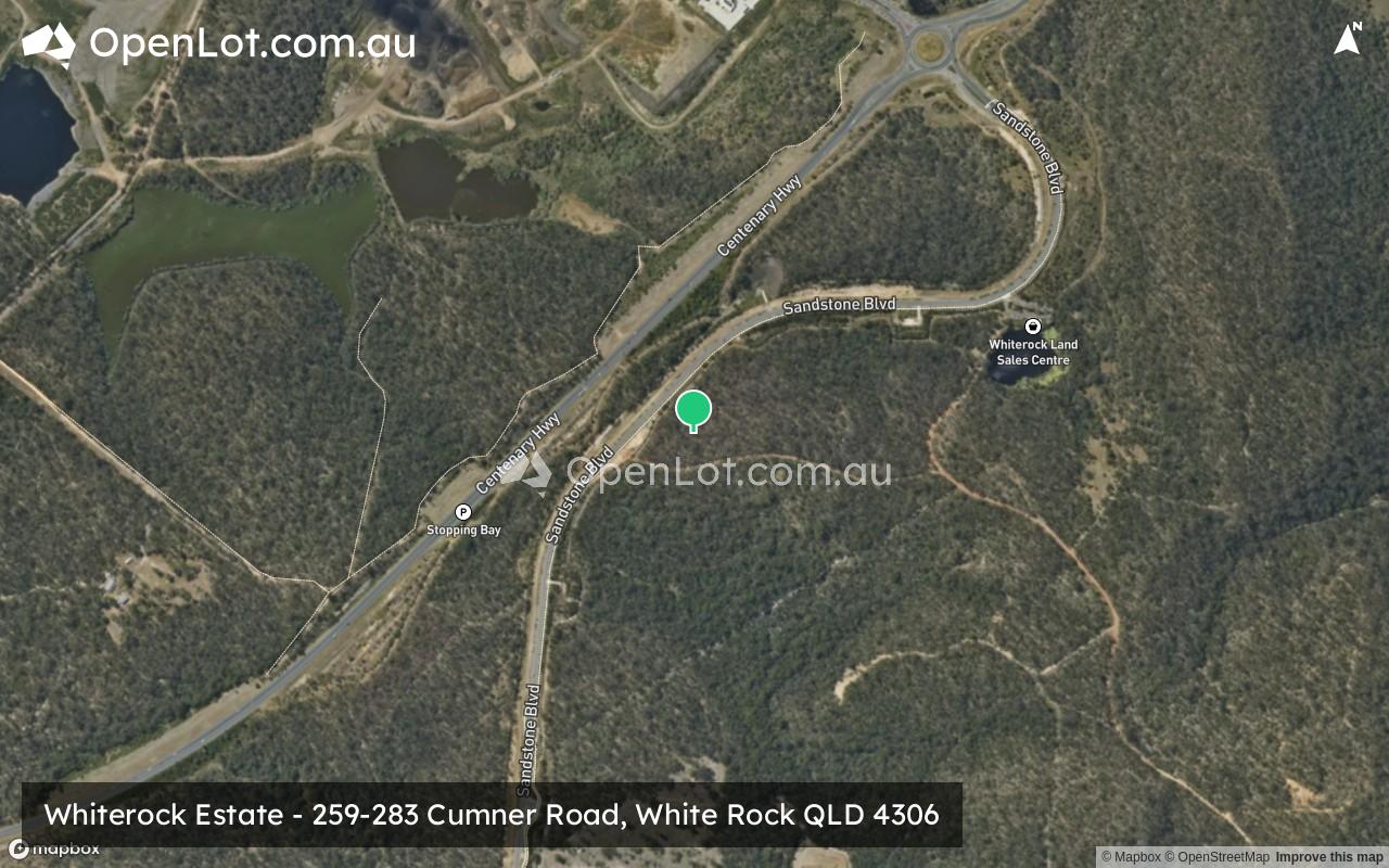 Satellite image for Whiterock Estate - 259-283 Cumner Road, White Rock QLD 4306