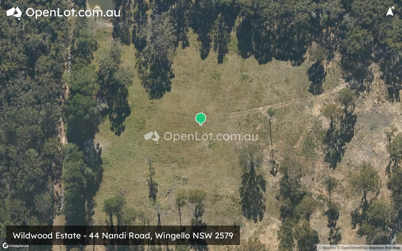 Satellite image for Wildwood Estate - 44 Nandi Road, Wingello NSW 2579