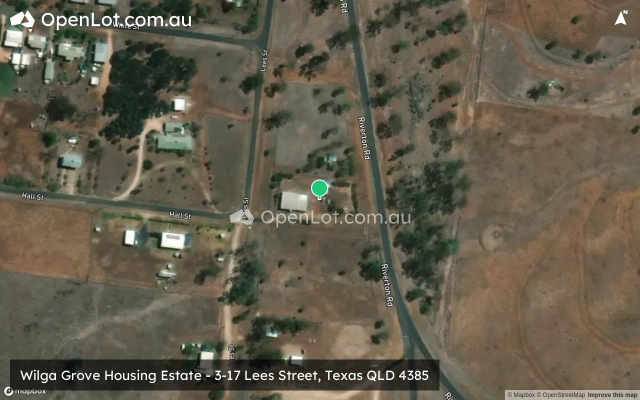 Satellite image for Wilga Grove Housing Estate - 3-17 Lees Street, Texas QLD 4385